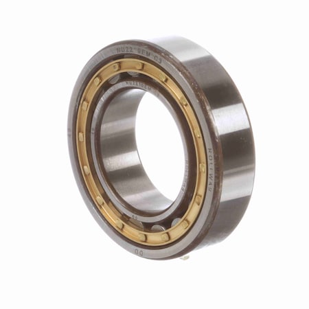 Rollway Cylindrical Bearing - Caged Roller - Straight Bore - Unsealed NU 2210 EM C3